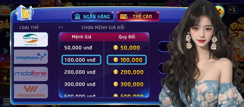 Rút tiền tại cổng game nổ hũ Rik Vip không mất phí giao dịch