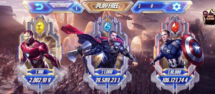 Review các phòng chơi của game Avengers