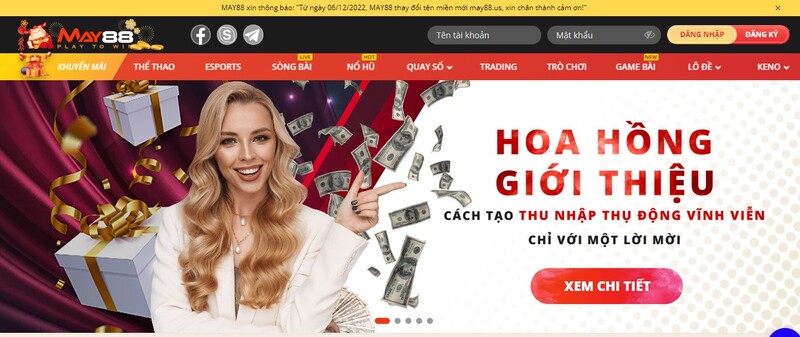 Những thông tin cần biết về nhà cái May88