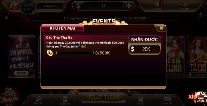 Thông tin mới về chương trình khuyến mãi nổ hũ Sunwin 