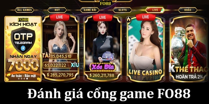Đánh giá chân thực về FO88