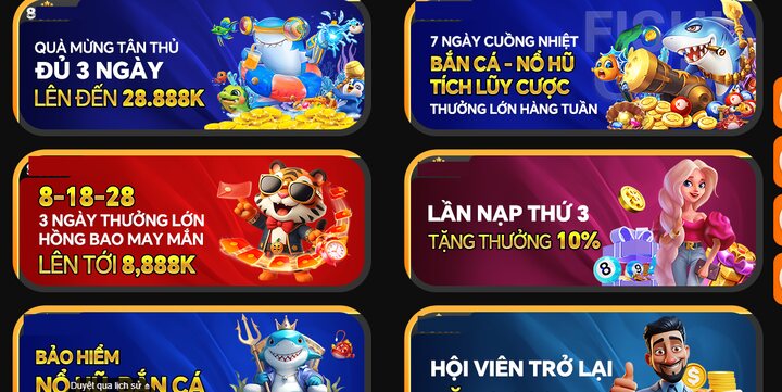 Khuyến mãi tại sân chơi For88