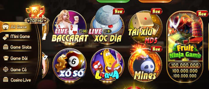 Một số trò chơi siêu hot tại sảnh game Na99