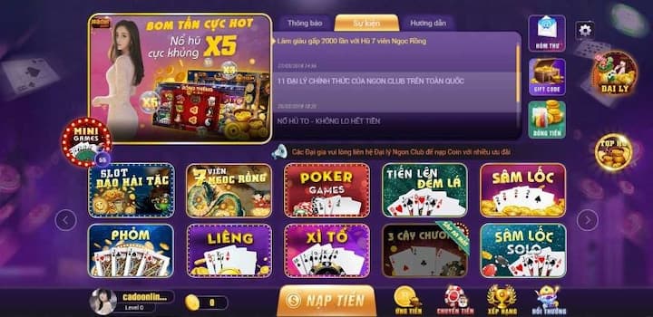 Sự kiện nổi bật tại game bài Ngonclub