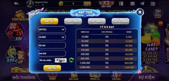 Hướng dẫn nạp rút tiền HK68 cho tân thủ