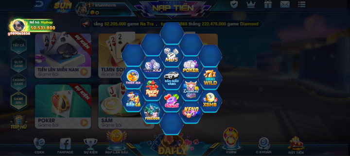 Thiên đường game đánh bài giải trí Sumvip