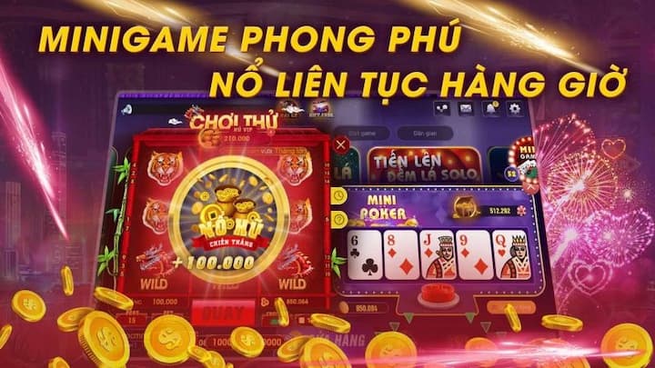 Kho game nổi bật tại game bài ăn tiền Ngonclub
