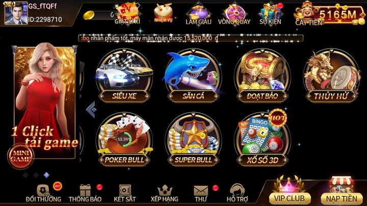 Đánh giá kho tàng game siêu khủng của Win456