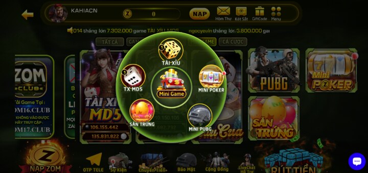 Thiên đường game Zomclub