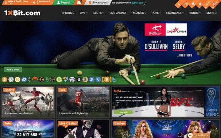 Đặc điểm nổi bật của nhà cái 1xbit 