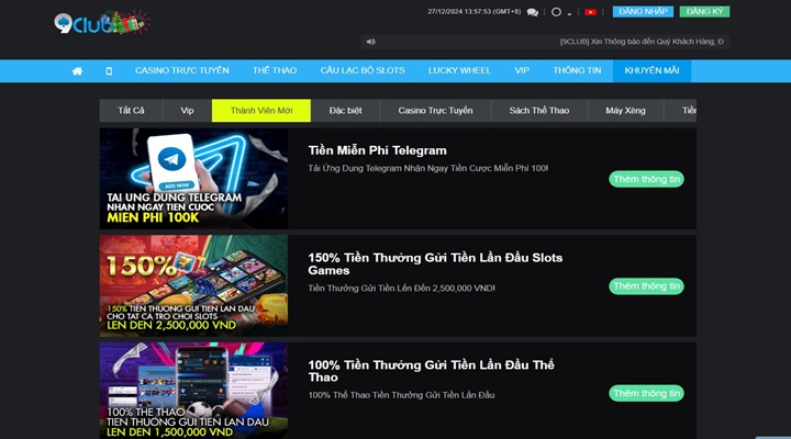 9 Club sở hữu sảnh game chất lượng