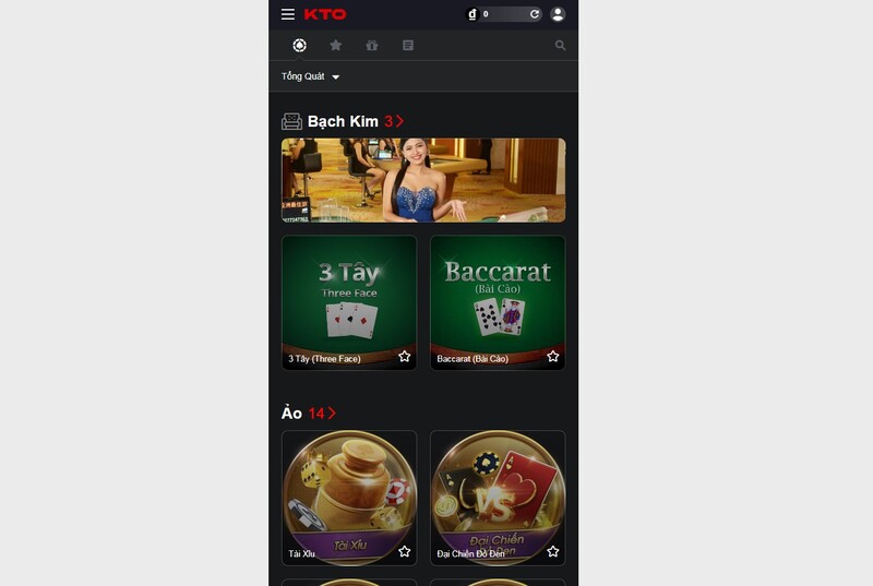 Giới thiệu về các trò chơi cá cược đa dạng tại Kto