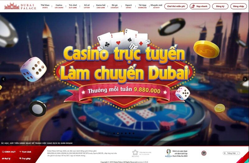 Dubai Palace và những điểm thu hút người chơi cá cược