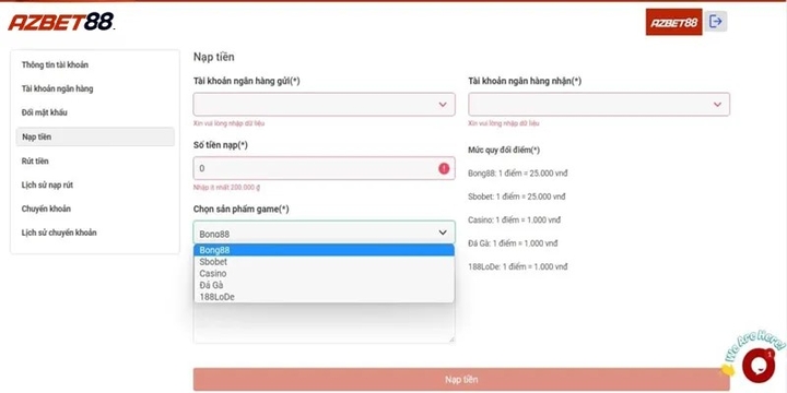 Ưu điểm giúp azbet88 nằm top thị trường