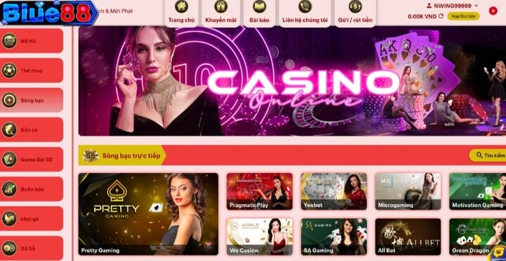 Tính năng đặc biệt của blue88