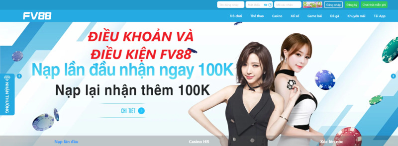 Các điều khoản và điều kiện Fv88