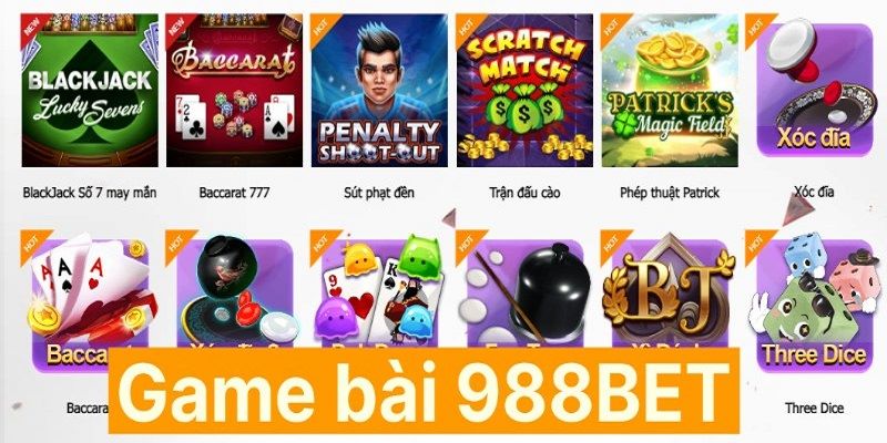  988 bet mang đến trải nghiệm như tại sòng bạc thực sự