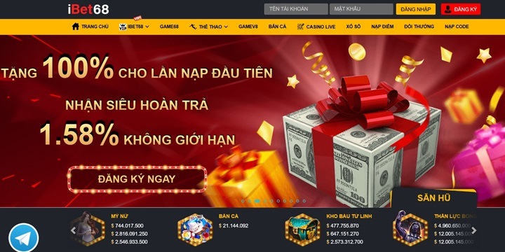 Trùm cá cược Ibet 68 sở hữu những siêu phẩm gì?