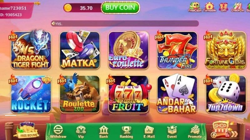 Những trò chơi đáng chơi tại game bài online Gold8