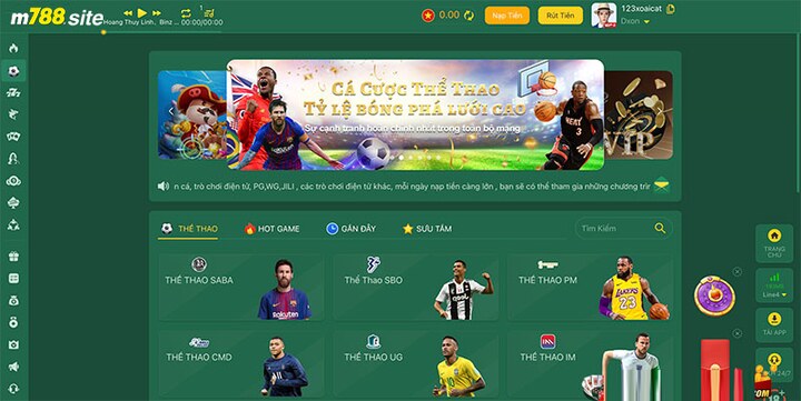 Nhà cái M788 có dịch vụ game gì? 