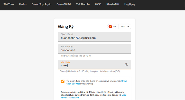 Hướng dẫn cách đăng ký Mot88