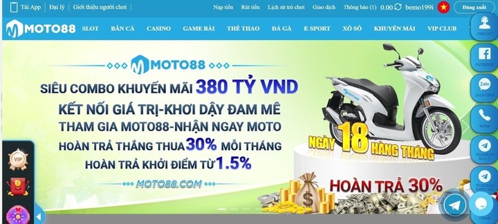 Lợi ích khi đăng ký tài khoản tại moto88