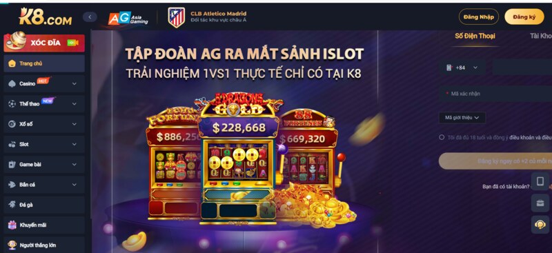 Những gặt hái thành công của nhà cái K8bet