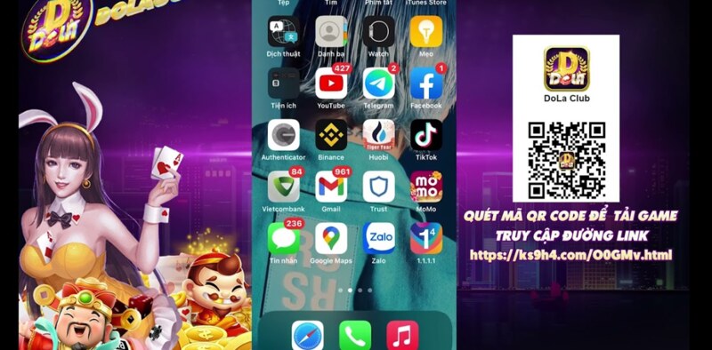 Tải game bài đổi thưởng nhiều người chơi nhất Dola88 