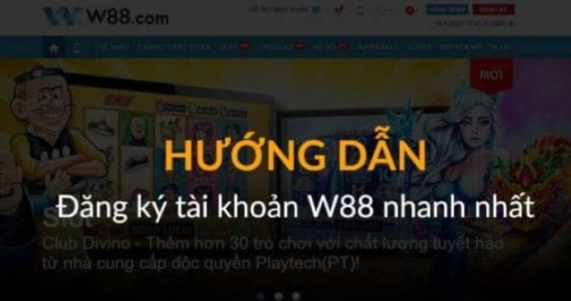 Hướng dẫn đăng ký chơi W88 trên điện thoại