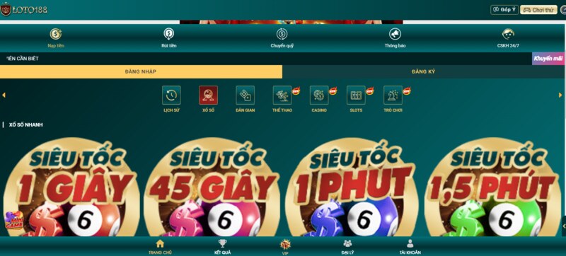 Những điều tổng quan về sân chơi Loto188