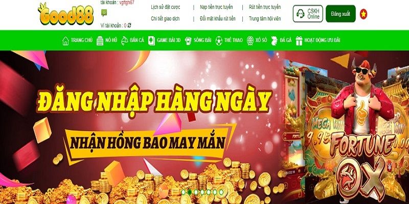  Các hình thức khuyến mãi hấp dẫn tại nhà cái Good 88