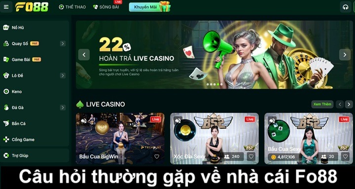 Tìm hiểu về Fo88, bet thủ có gì thắc mắc?